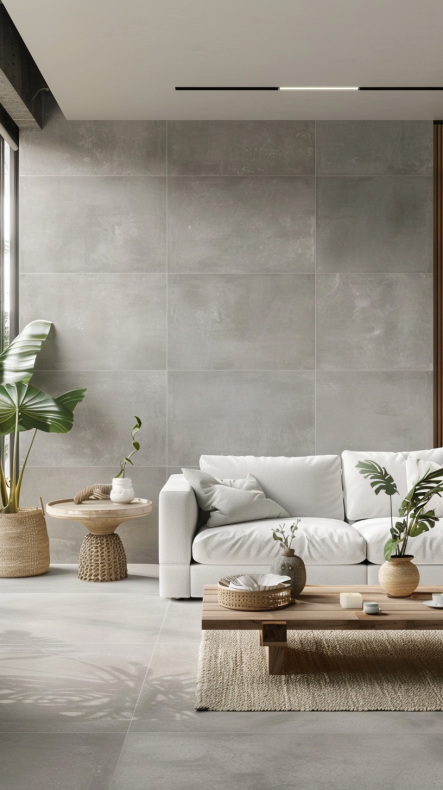 duolong123321 A modern minimalist living room featuring a large ab94736b c176 4ade 8f5c cf8430d4ae23