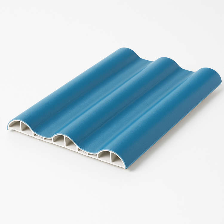ASA Coated Hollow PVC Roof Panels Heat Insulated