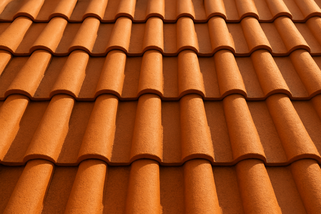 clay roof tiles